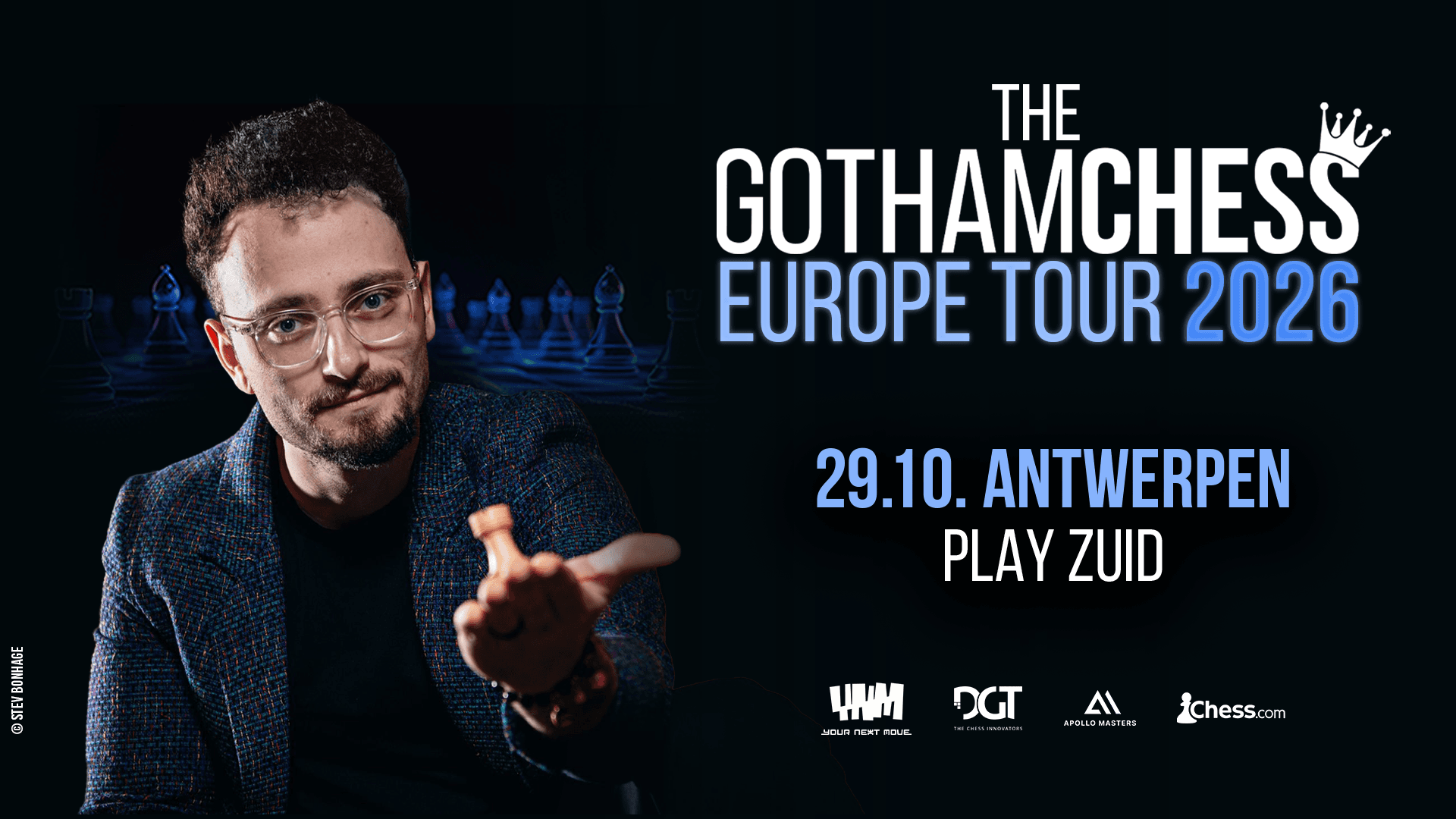 The GothamChess Europe Tour 2026 in Antwerp